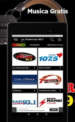 La Poderosa 96.7 Radio Podero android App screenshot 0